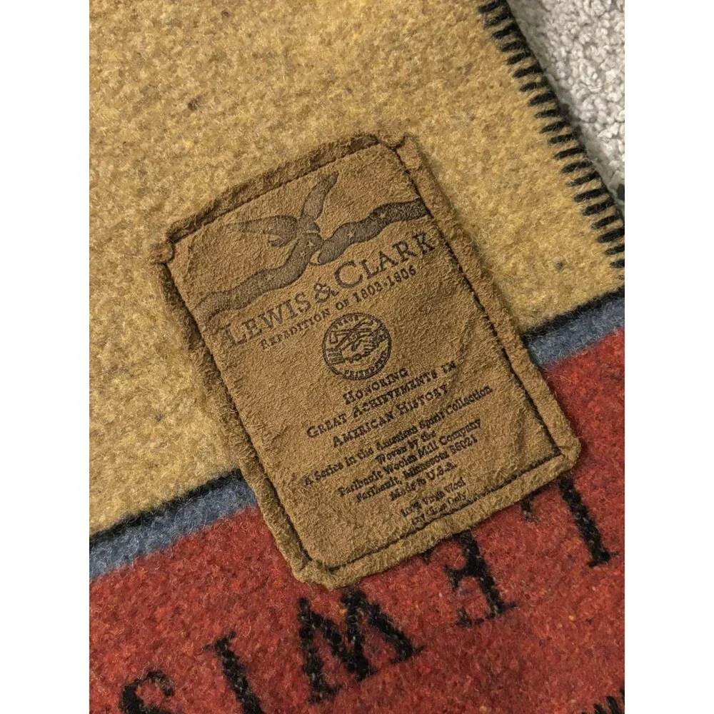 Lewis And Clark Virgin Wool Blanket Fairbault Woolen Mills Journal Pages